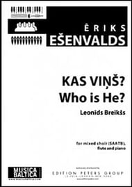 Who is He? SAATBB choral sheet music cover Thumbnail